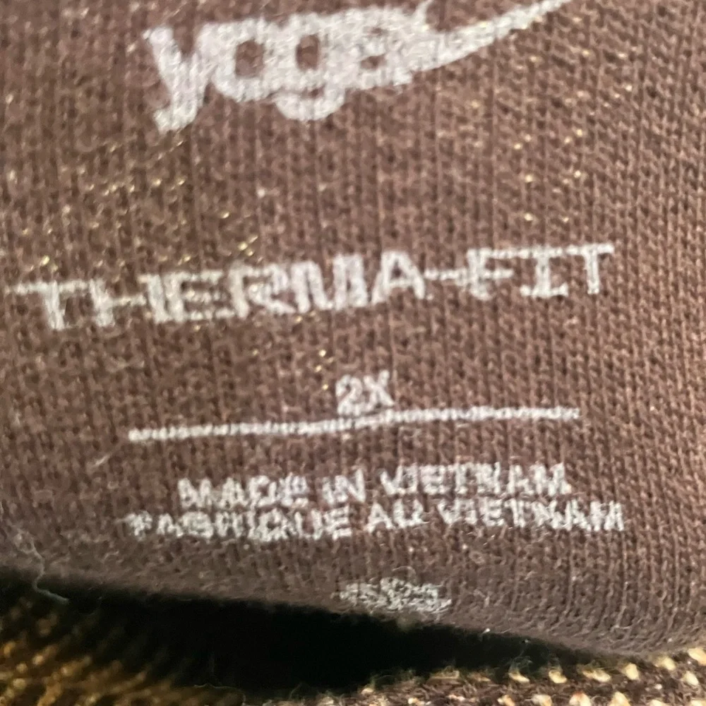 Nike Sweater Womens 2XL XXL Brown Therma Fit Pullover Yoga Mock Neck Sweatshirt - Picture 2 of 5